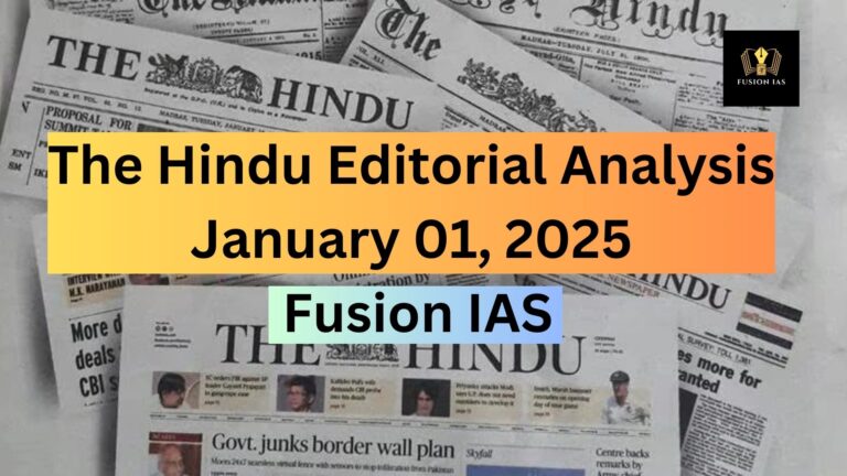 The Hindu Editorial Analysis- Jan 01, 2025