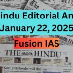 The Hindu Editorial Analysis: January 22, 2025